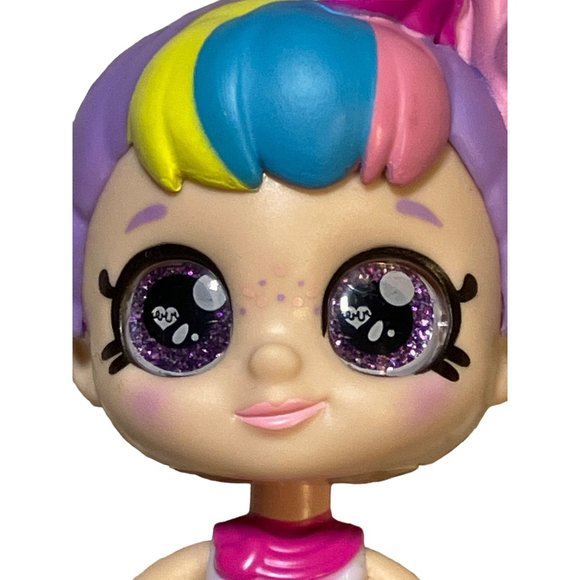 Kindi Kids Minis 2 Posable Bobble Head Dolls and Shopkins Moose Doll - Picture 8 of 13